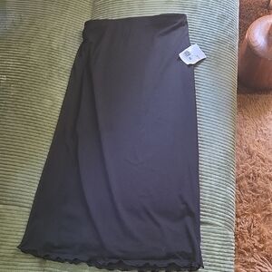 Forever 21 Black Maxi Pencil Skirt for Work